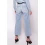PINKO jeans a palazzo slim con cintura PEGGY 10 LIGHT BLUE