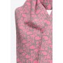 PINKO sciarpa FRIULARO1 cachemire jacquard ROSA/GRIGIO