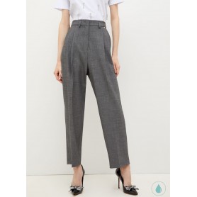 LIUJO pantaloni cropped ecosostenibili GRIGIO