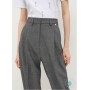 LIUJO pantaloni cropped ecosostenibili GRIGIO