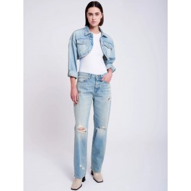 VICOLO giacca in jeans coprispalla BLU