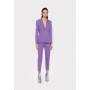 PINKO pantaloni PERFETTO punto stoffa scuba PURPLE