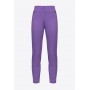 PINKO pantaloni PERFETTO punto stoffa scuba PURPLE