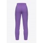 PINKO pantaloni PERFETTO punto stoffa scuba PURPLE