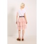 DIXIE abito midi con cintura e gonna a balze effetto tulle