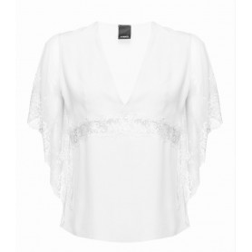 PINKO blusa TAMA top WHITE