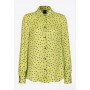 PINKO camicia SMORZARE pois jacquard VERDE/NERO