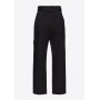 PINKO pantaloni cargo PERLITA con cintura Love Birds NERO