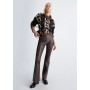 LIUJO dolcevita con logo jacquard MARRONE/NERO/BIANCO