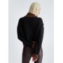 LIUJO dolcevita con logo jacquard MARRONE/NERO/BIANCO