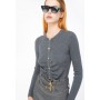 PINKO maglia cardigan AVELIGNESE GRIGIO