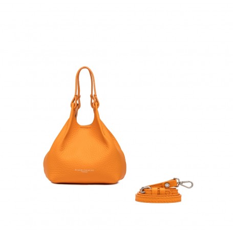 GIANNI CHIARINI borsa DUA mini ORANGE-SABBIA