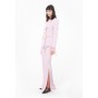 PINKO pantalone ampi PUREZZA con spacco laterale ROSA