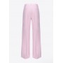 PINKO pantalone ampi PUREZZA con spacco laterale ROSA
