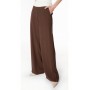 PINKO pantalone PIRRICO crèpe de chine BROWN