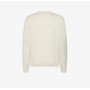 SUN68 maglia jacquard in lana e cashmere BIANCO/PANNA