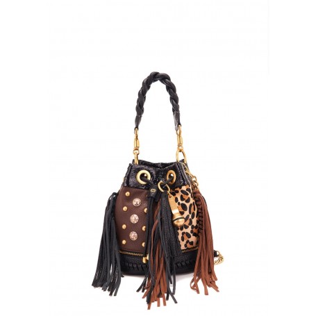 LA CARRIE secchiello animalier Ann.Chloè MULTI BROWN
