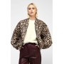 DIXIE giubbotto bomber con motivo animalier e zip