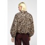 DIXIE giubbotto bomber con motivo animalier e zip
