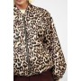 DIXIE giubbotto bomber con motivo animalier e zip