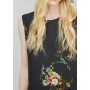 SEMICOUTURE abito NEREA lungo in georgette stampa fiori