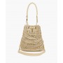 LA CARRIE Seccchielo Mirror in raffia NATURAL