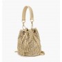 LA CARRIE Seccchielo Mirror in raffia NATURAL