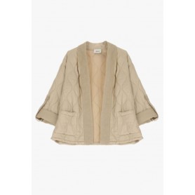 DIXIE giacca trapuntata senza chiusure BEIGE