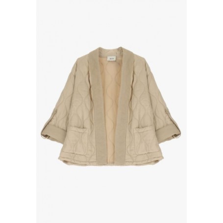 DIXIE giacca trapuntata senza chiusure BEIGE