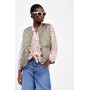 DIXIE gilet trapuntato con chiusura zip VERDE MENTA
