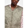 DIXIE gilet trapuntato con chiusura zip VERDE MENTA
