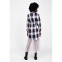 DIXIE abito chemisier a quadri con gonna in tulle