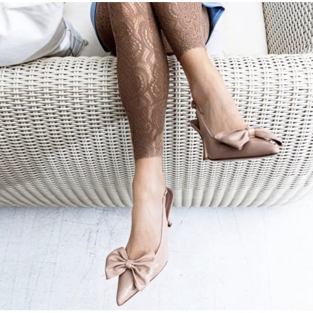 SILKO Slingback 195 vernice NUDE