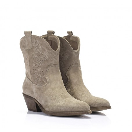 SILKO tronchetto texano TX 34 camoscio TAUPE