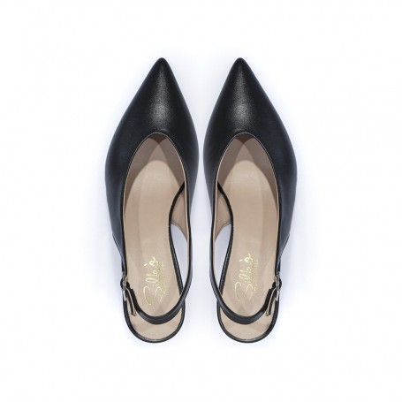 SILKO' Slingback FIAMMA 23 nappa NERO