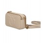 PINKO piccola borsa CARRIE a tracolla con logo Love Birds in rilievo BEIGE