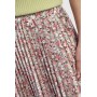 DIXIE gonna lunga plissettata a fiori ROSA