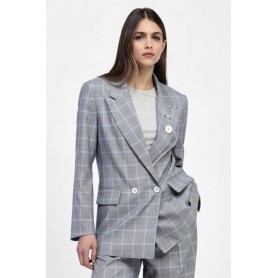 DIXIE blazer con tasche e bottoni CIELO