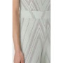 LIUJO tuta chevron lurex VERDE ACQUA