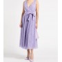 TWINSET abito tulle e pizzo LILLA GIACINTO