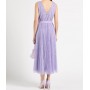 TWINSET abito tulle e pizzo LILLA GIACINTO